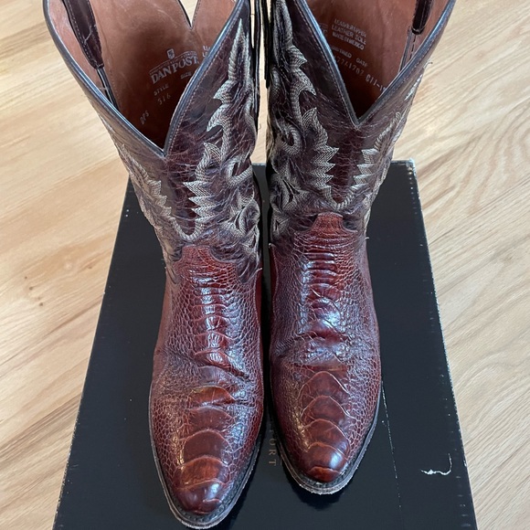 Dan Post men’s Ostrich boots - Picture 2 of 8